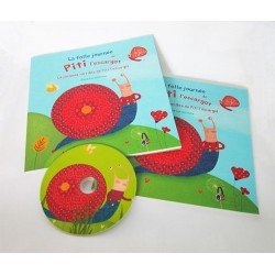 La jornada tarribla de Pitit l'esccargòl – Sandrine Lhomme (Book + CD)