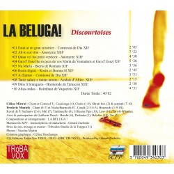 Discourtoises - La Beluga ! Arrière de la pochette du CD