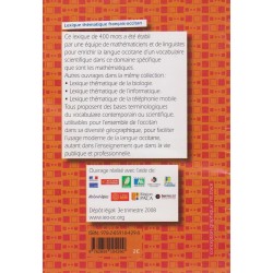 Les mathématiques / Las tematicas - Lexique thématique français-occitan