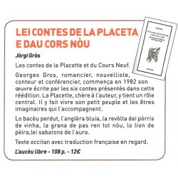 Lei contes de la Placeta e dau Cors Nòu - Jòrgi Gròs - Sélection Aquo d'Aqui