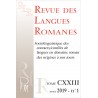 Revue des Langues Romanes - Tome 123-1 (2019 n°1)
