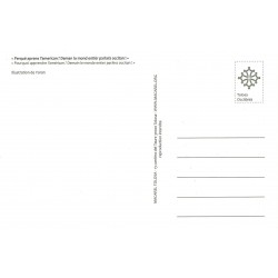 Carte postale - Perqué aprene l'american? Verso de la carte