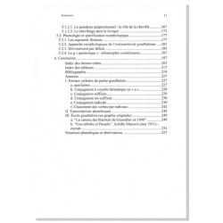 Phonologie et morphologie du parler occitan de Graulhet (Tarn) Structure, contenu et rôle de la syllabe - Lieutard - Sommaire