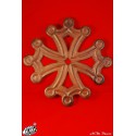 Dessous de plat Croix Occitane (fonte rouille)