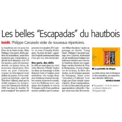 Escapadas - Philippe Carcassés - Article de Michèle Fizaine dins "Midi Libre"