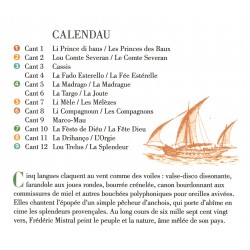 Calendau - Frédéric Mistral / Henri Maquet - Arrière du CD