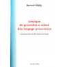 Leissique de gramatico e sciènci dou lengage prouvençau - Bernat Giély