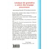 Leissique de gramatico e sciènci dou lengage prouvençau - Bernat Giély - 4ième de couverture