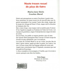 Tresen recuei de pèço de tiatre - Marìo-Jano Gérin e Crestian Morel - 4ième de couverture