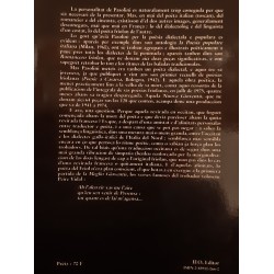 Pier Paolo Pasolini - La nòva joventut - Back cover