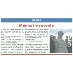 Frédéric Mistral, Mémoires et récits tome 1 - Au mas dóu Juge - Article Prouvenço d'Aro (03-2020)