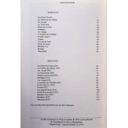 Serranas - Sérannes - Silvan Chabaud - Table des matières