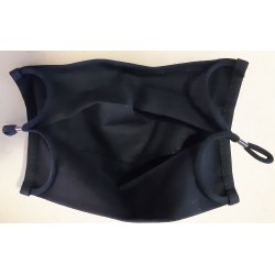 Washable protective mask with Occitan cross, coton fabric