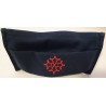 Washable protective mask with Occitan cross, coton fabric