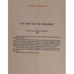 Lou Sant Aloi de Broussinet - Abbé Léon Spariat