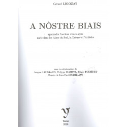 A nòstre biais - Apprendre l'occitan Vivaro-Alpin - Gérard Ligozat