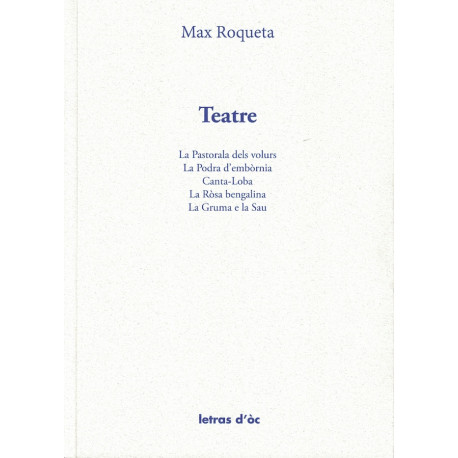 Teatre - Max Roqueta