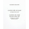 Cantico pèr lou blad - Cantico de l’ome davans soun fiò - Max-Philippe Delavouët