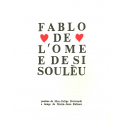 Fablo de l’Ome e de si Soulèu - Max-Philippe Delavouët - Cover
