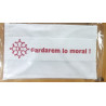 Washable protective mask with Occitan cross and text Gardarem lo moral !