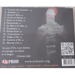 OC - Musique occitane - Pochette arrière du CD