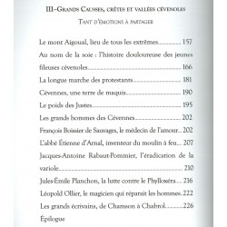 Au détour du chemin de Stevenson - Bernard Bourrié - Sommaire