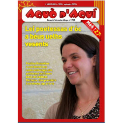 Paulina Kamakine fait la couverture d'Aquò d'Aquì