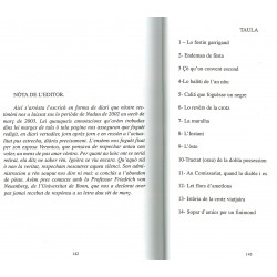 Nadala, cònte immediat - Robert Lafont - Nòta de l'editor - Taula