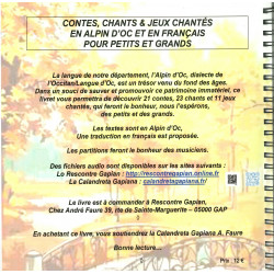 Contes, chants et jeux chantés en alpin d’Oc et en français pour petits et grands - André Faure