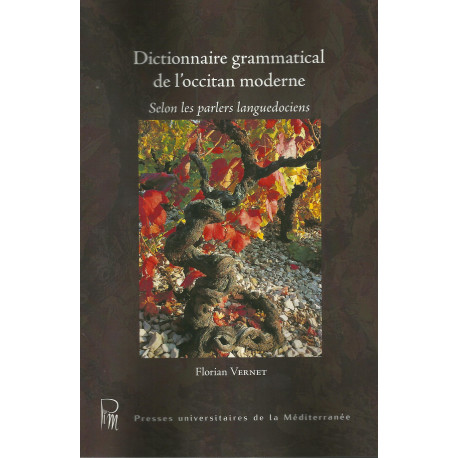 Dictionnaire grammatical de l'occitan moderne - Florian Vernet (édition 2020)