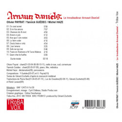 Le troubadour Arnaut Daniel 