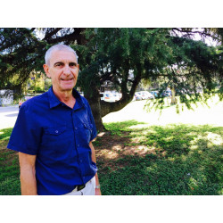 Jean-Pierre Ivaldi, autor de Géologie et paysages des Alpes-Maritimes (Photo S. C.)