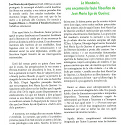 Lo Mandarin - José Maria Eça de Queiroz - Joaquim Blasco - Article Anem Occitans 171-172
