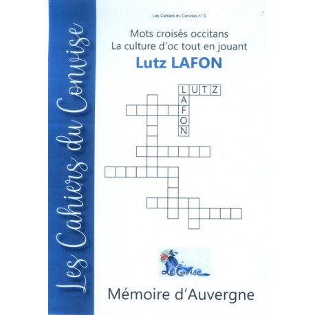 Cahier du Convise n°6 :  Mots croisés de Lutz (Lucienne Lafon)