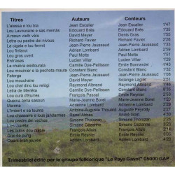 Lou Semenaire - Le Pays Gavot (CD)