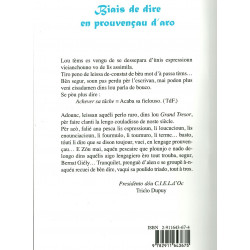 Biais de dire en prouvençau d'aro - Bernat Giély
